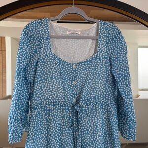 Emerson Fry India Collection Frances Dotted Midi Dress